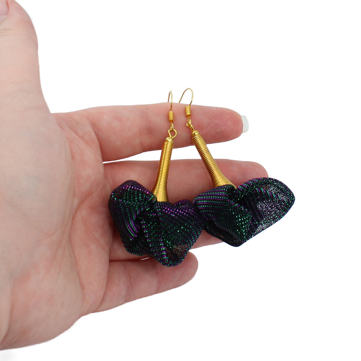 Magiczne kolczyki kwiaty Lume Design stylizacja fantasy fairycore