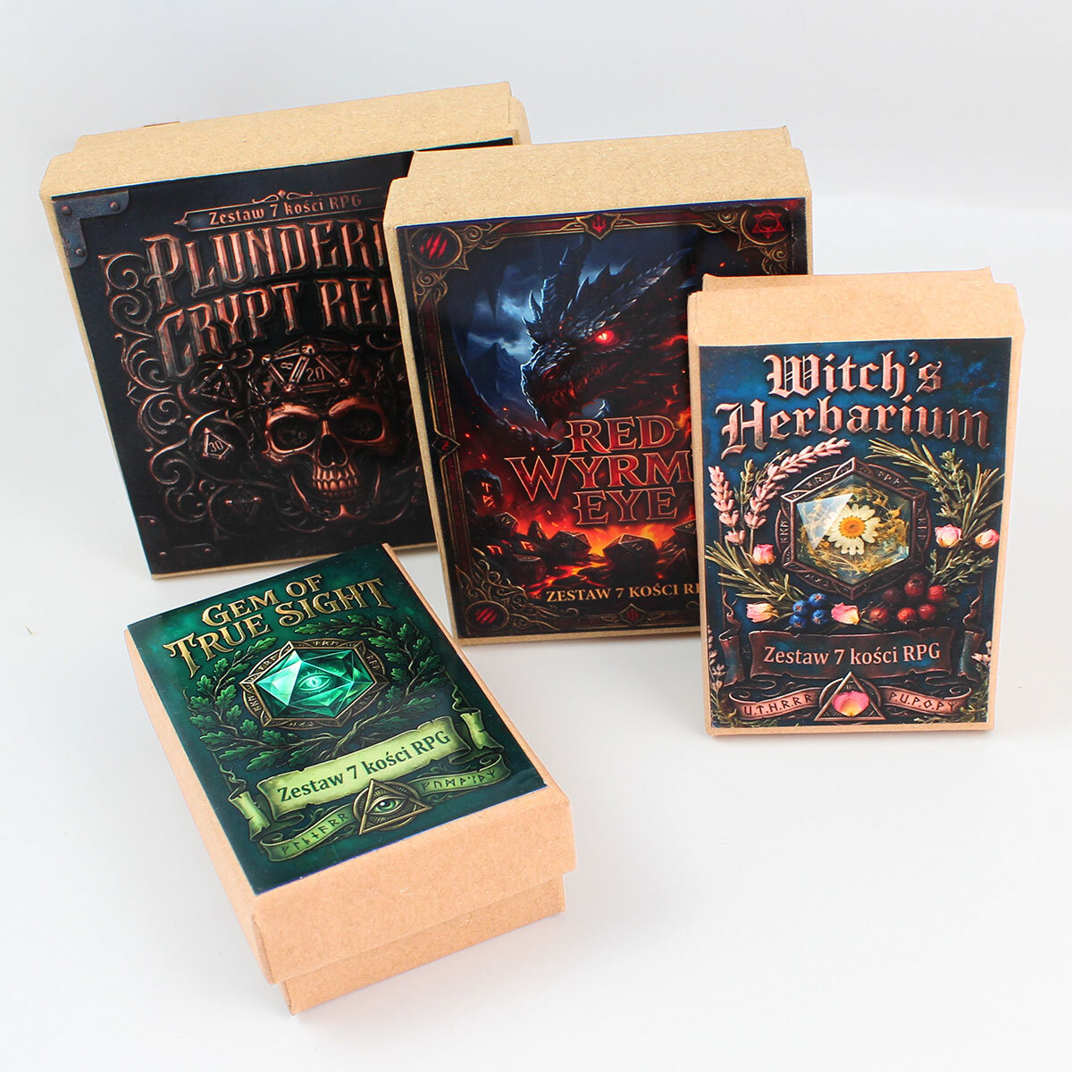 Unikatowe ażurowe kości RPG w kolorze czarnym z niebieskimi cyframi o nowoczesnym kształcie | Kości Metalowe Neon Weave Lume Design