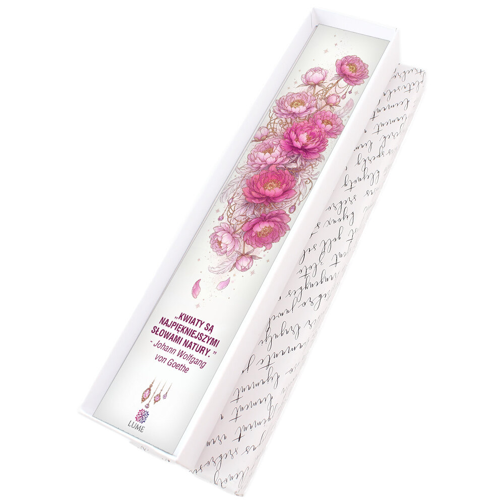 Zakładka do książki z piwoniami