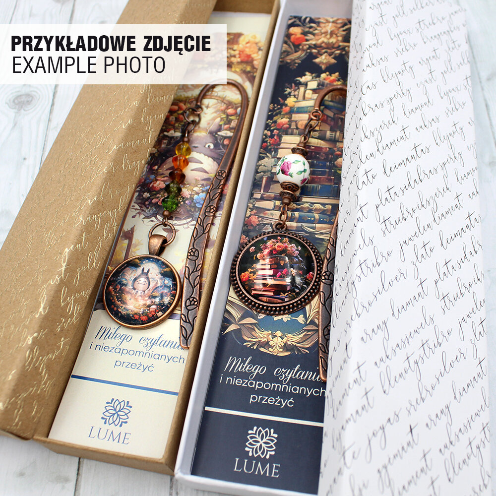 Zakładka do książki bookmark kruk raven noc kairu smok vintage