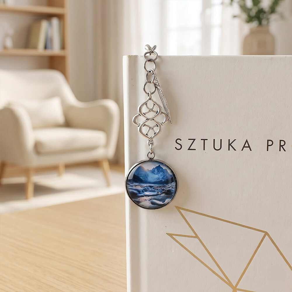 Zakładka do książki Góry Zima Prezent Podróżnika Włóczykija