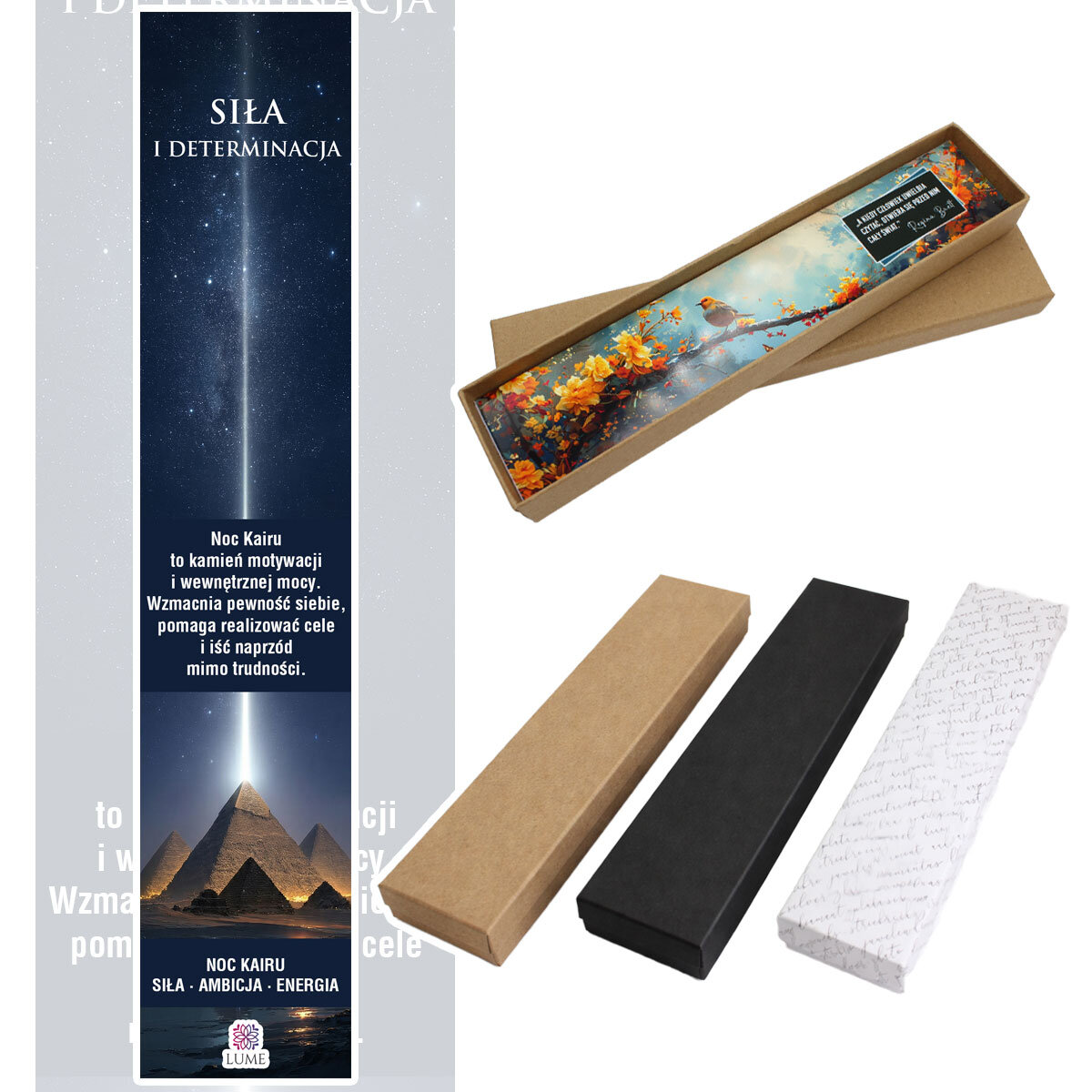 Zakładka do książki cienka delikatna Noc Kairu Siła Zakładka do książki cienka delikatna Noc Kairu Siła