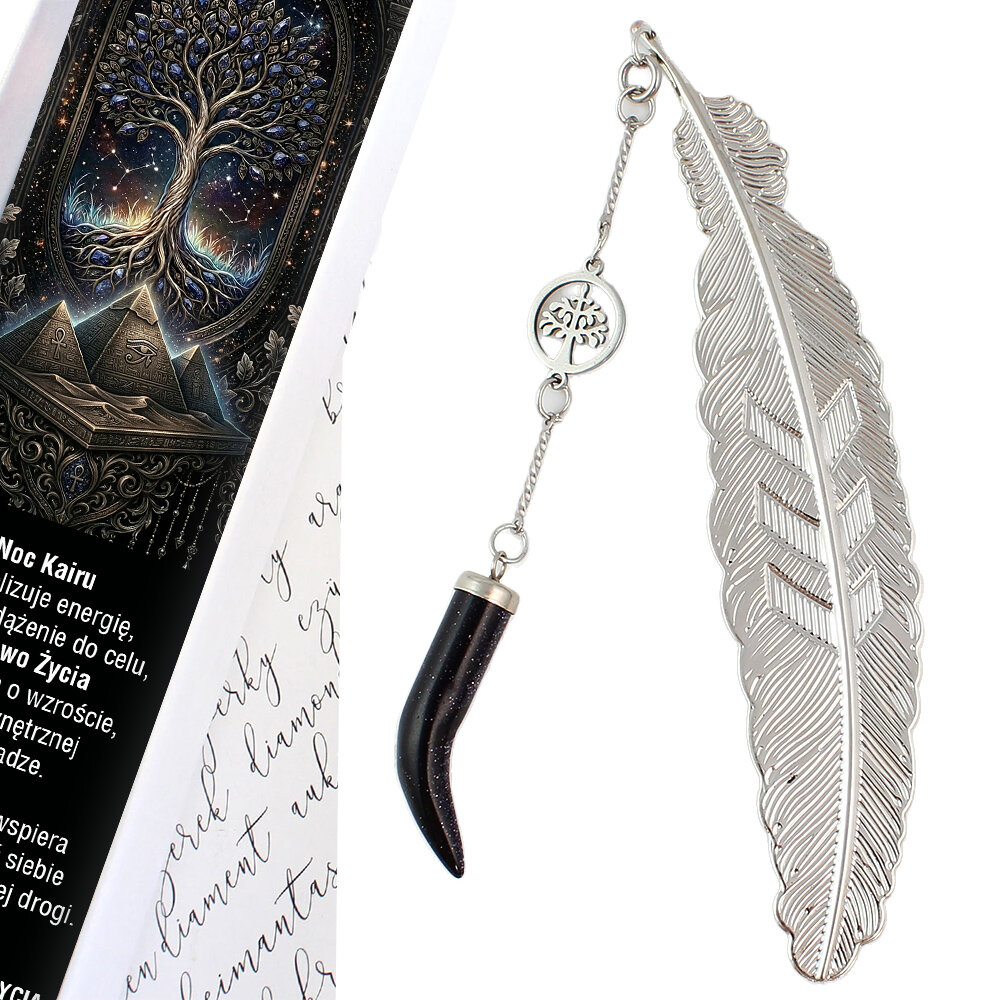 Zakładka do książki cienka delikatna Noc Kairu Drzewo Życia