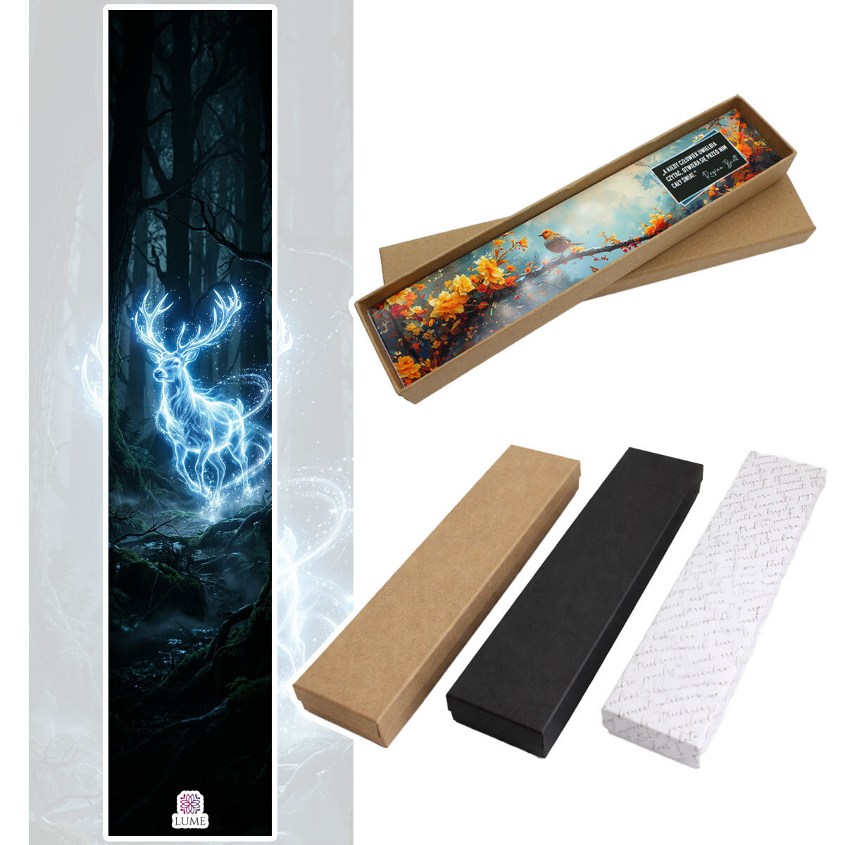 Zakładka do książki Jeleń Patronus Prezent dla Fana Magii