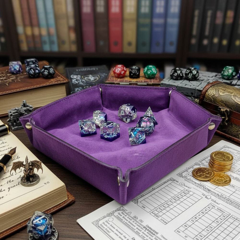 Zestaw kości wielościennych RPG planety Dice Galaxy ostre DnD