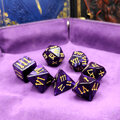 Zestaw kości RPG Roman Empire z cyframi rzymskimi fioletowe