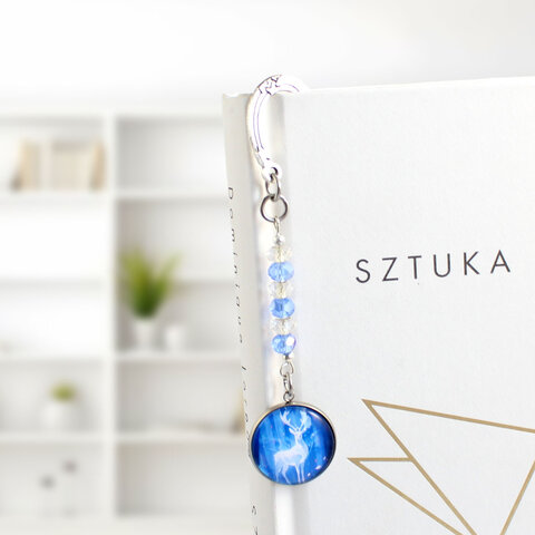 Zakładka do książki Harry Potter patronus jelen kryształki