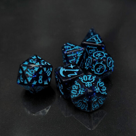 Zestaw kości wielościennych RPG kolekcjonerskie fantasy DnD