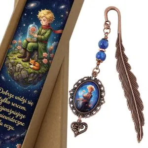 Zakładka do książki Mały Książę miedziana prezent dla czytelniczki