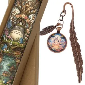 Zakładka do książki Totoro Anime miedziana prezent dla fana Ghibli