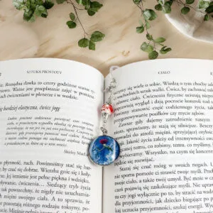 Zakładka do książki z motywem róży inspirowana Piękną i Bestią