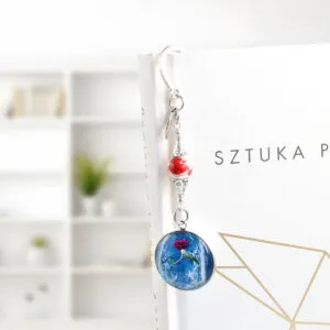 Zakładka do książki z motywem róży inspirowana Piękną i Bestią