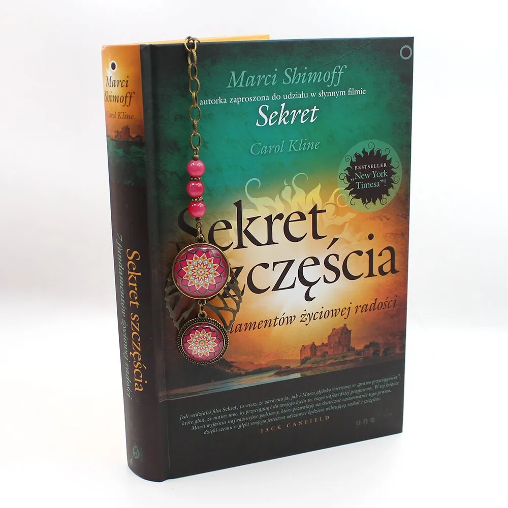 Zakładka do książki Różowa Mandala Liść - obrazek 8