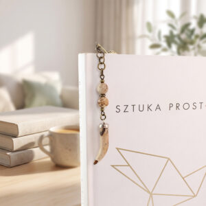 Zakładka do książki Jaspis Krajobrazowy pióro | Magia ziemi